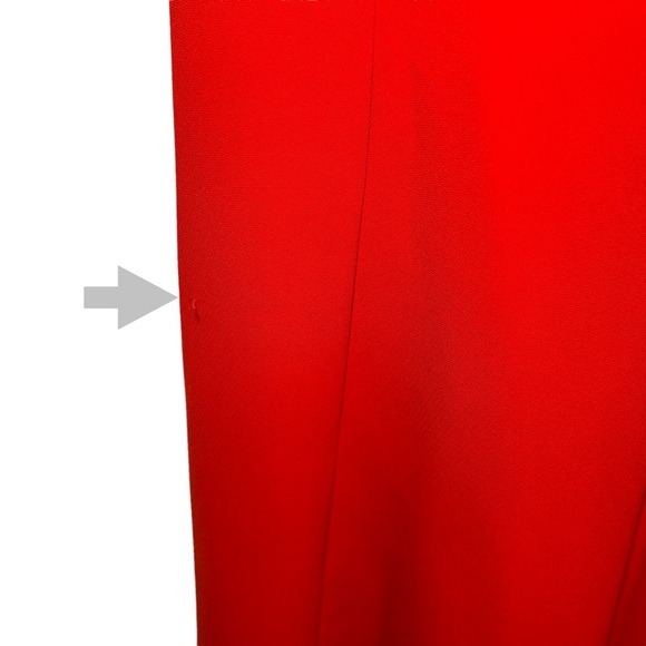 L. K. Bennett Red Cayla Midi Dress Size 10 - Picture 7 of 16